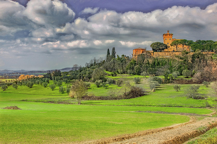 Tuscany in Verdant Spring Photograph by Marcy Wielfaert