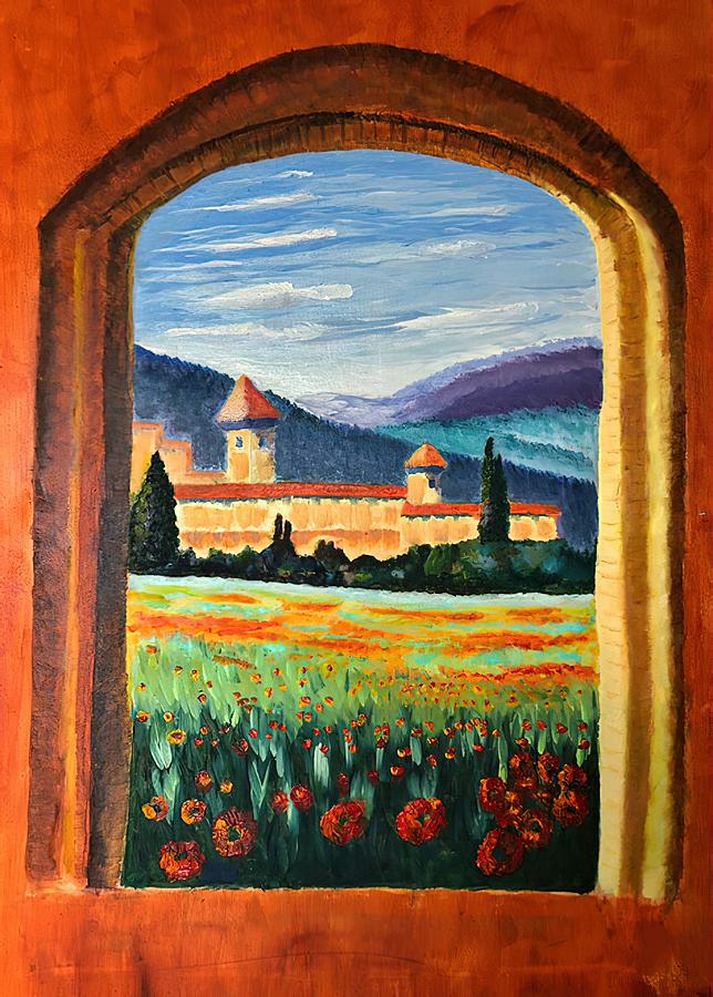 Tuscany View Painting by Ruben Carrillo