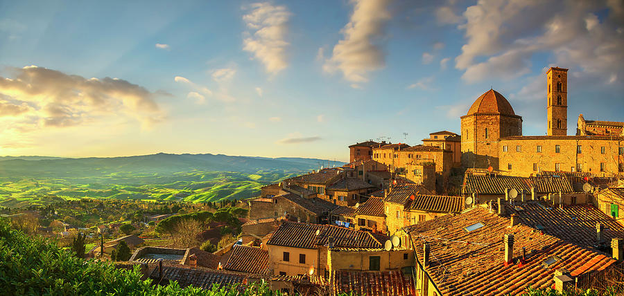 Volterra old town skyline Photograph by Stefano Orazzini