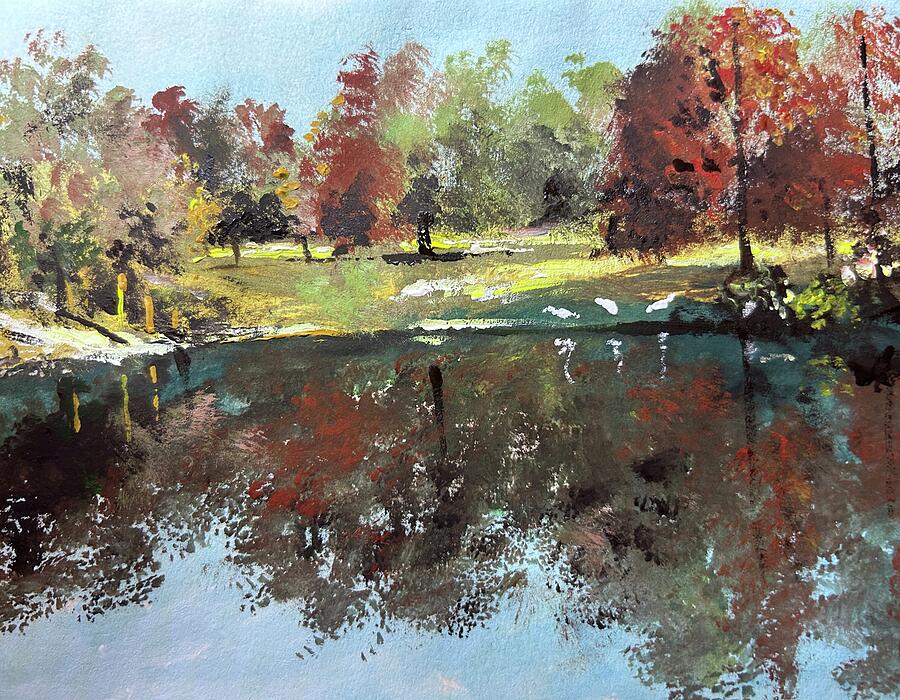 Tuscawilla Park Ocala Florida Painting by Larry Whitler Tuscawilla Park Ocala Florida Painting by Larry Whitler