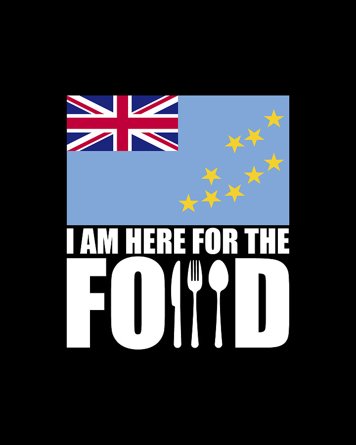 Tuvalu flag souvenir food travel Digital Art by Manuel Schmucker - Fine