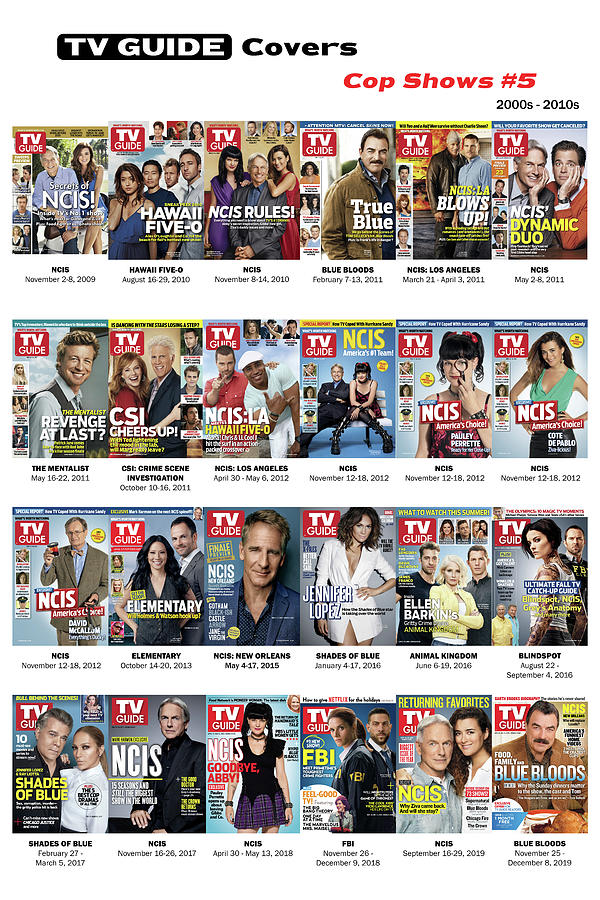 TV Guide Cop Shows 5 Photograph by TV Guide Everett Collection TV Guide Cop Shows 5 Photograph by TV Guide Everett Collection