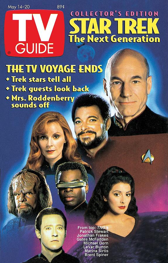 Star Trek Photograph - TV Guide TVGC004 H5205 by TV Guide Everett Collection