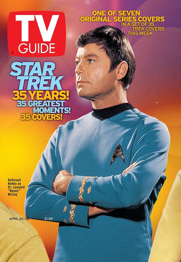 Star Trek Photograph - TV Guide TVGC005 H5384 by TV Guide Everett Collection