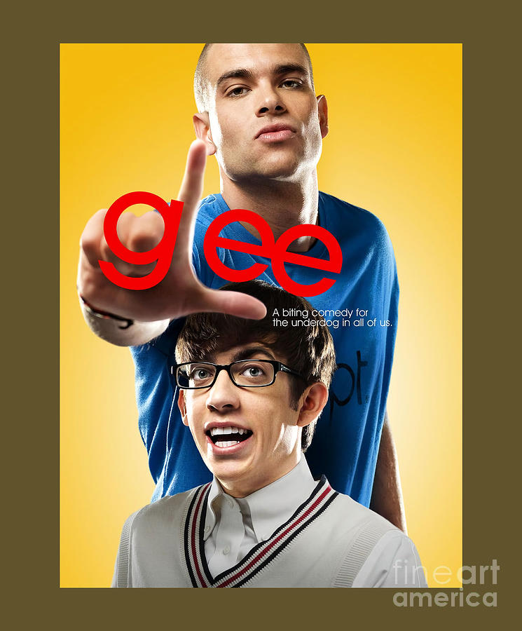 TV Series Glee Artie Abrams And Noah Puckerman Digital Art By Lan ...