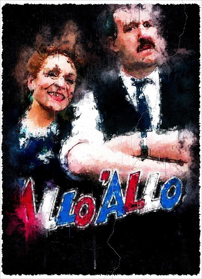 TV Show Allo Allo Painting by Ovaber Nier - Fine Art America