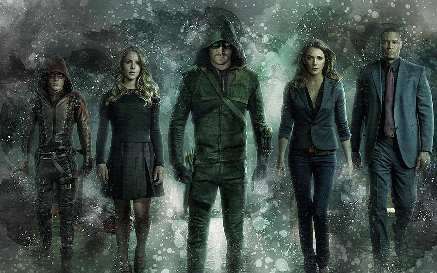 Tv Show Arrow Arsenal Roy Harper Colton Haynes Felicity Smoak Emily Bett Rickards Green Arrow 6069