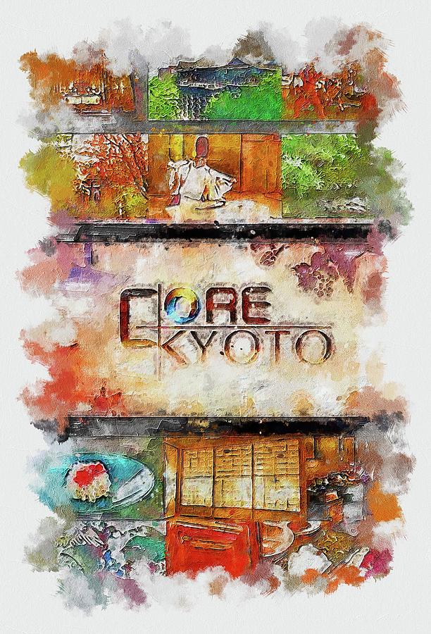 TV Show Core Kyoto Mixed Media by Franz Elvie Pixels
