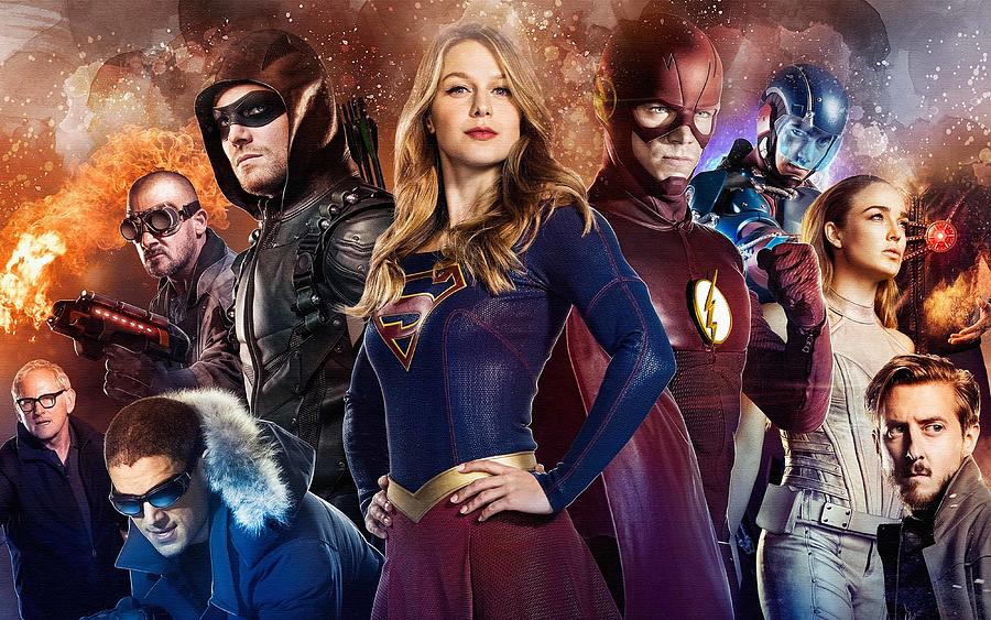 TV Show DCs Legends Of Tomorrow Atom Supergirl Flash Green Arrow DCs