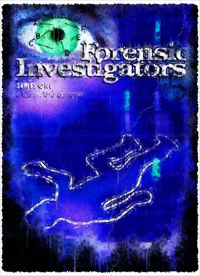 TV Show Forensic Investigators Painting by Ovaber Nier Fine Art America