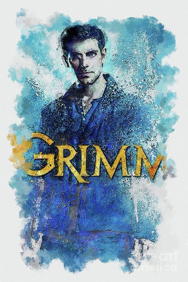 Tv Show Grimm Mixed Media by Emelia Marquardt - Fine Art America