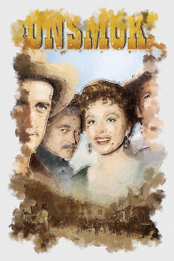 Tv Show Gunsmoke Digital Art by Garett Harold - Fine Art America