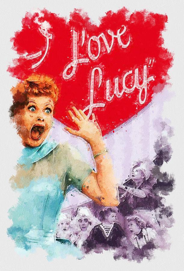 Tv Show I Love Lucy Digital Art by Garett Harold - Fine Art America