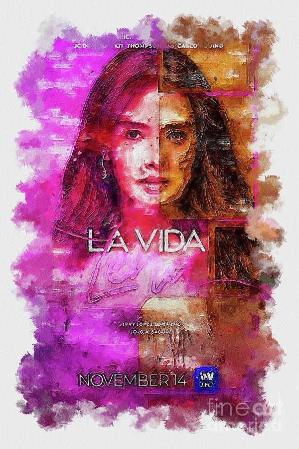 Tv Show La Vida Lena Mixed Media by Emelia Marquardt - Fine Art America