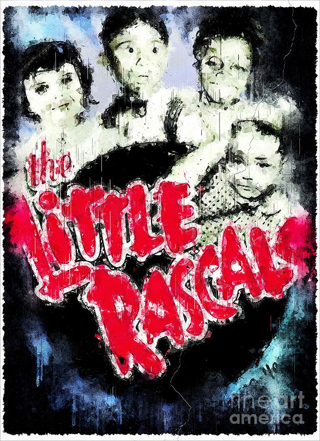 Tv Show Little Rascals Drawing by Tanya Prosacco - Fine Art America