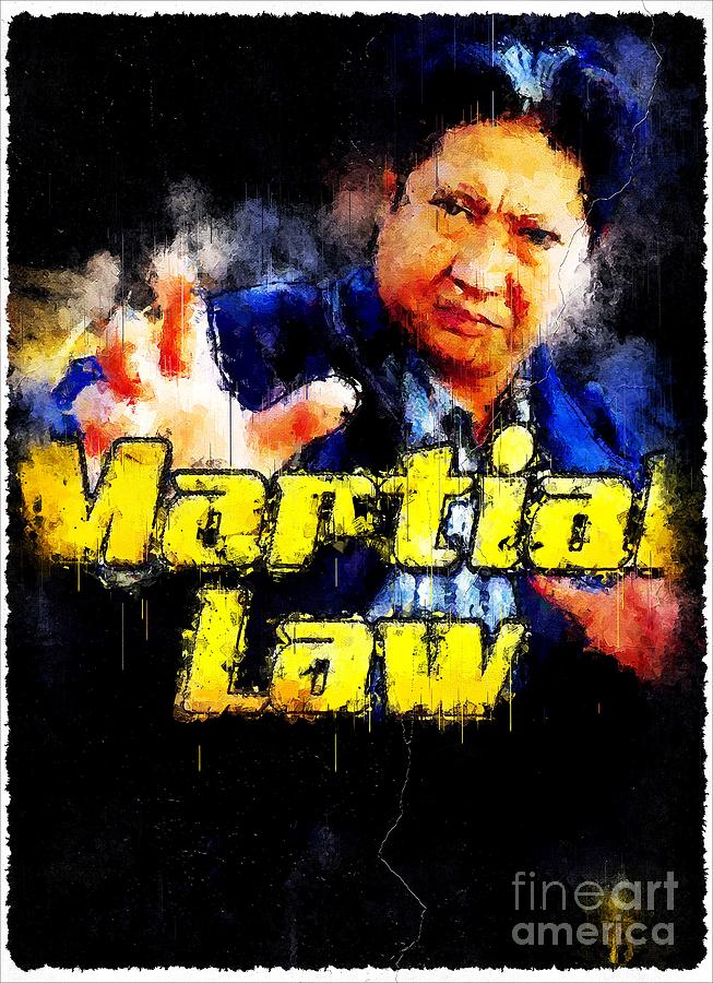 Tv Show Martial Law Drawing by Tanya Prosacco - Fine Art America