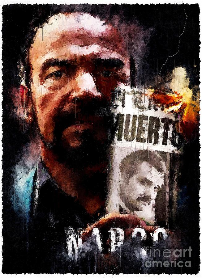 Tv Show Narcos Drawing by Tanya Prosacco - Fine Art America