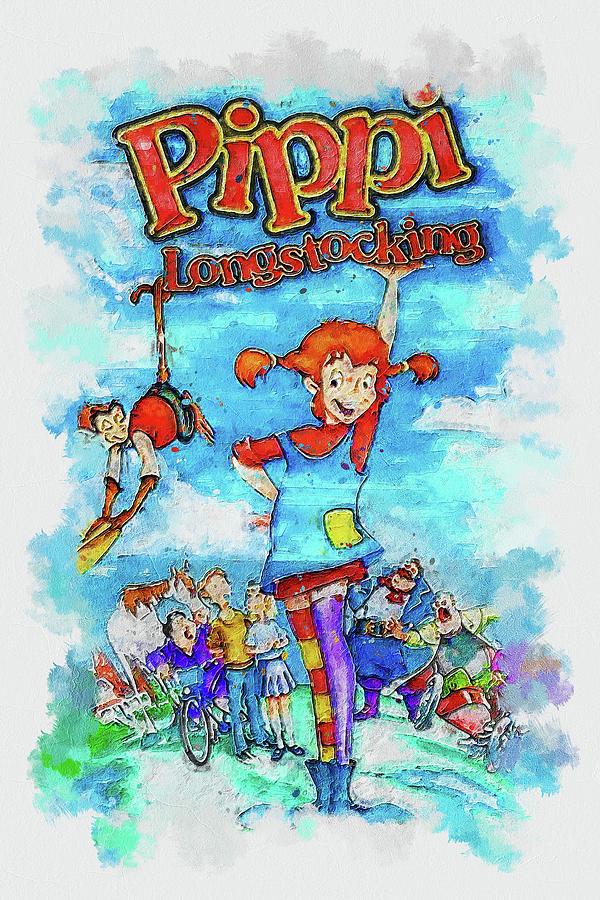 TV Show Pippi Longstocking Digital Art by Garett Harold - Pixels