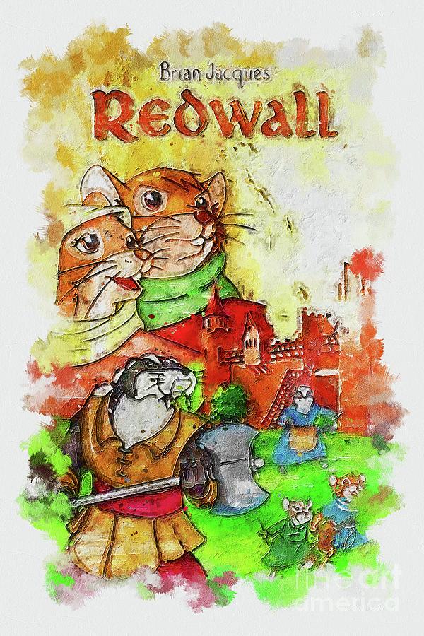 Tv Show Redwall Mixed Media by Emelia Marquardt - Fine Art America