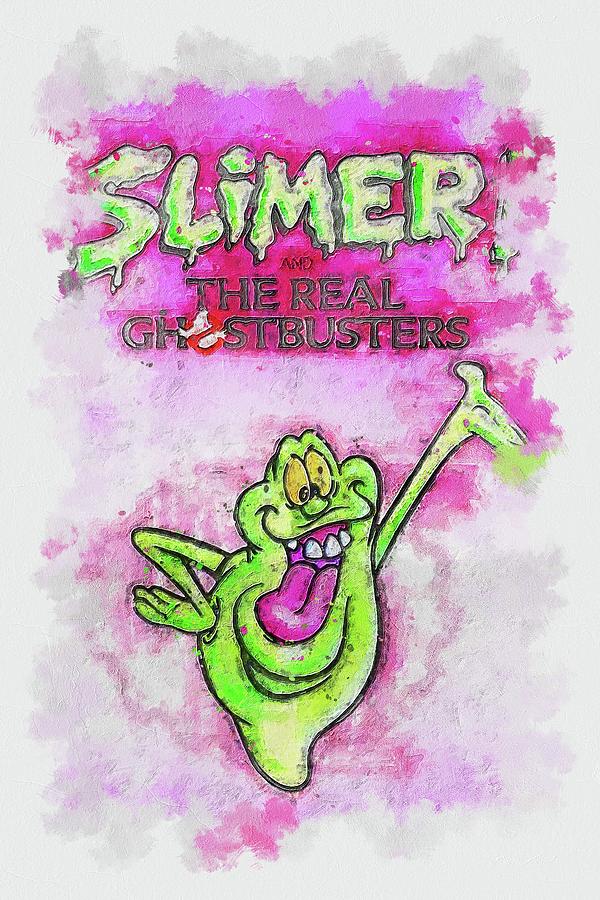 Tv Show Slimer And The Real Ghostbusters Digital Art By Garett Harold