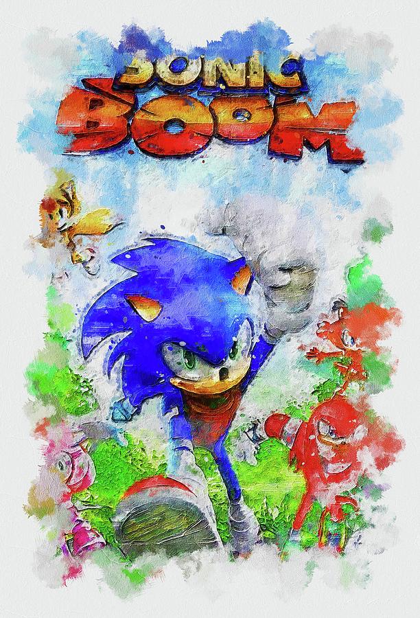 TV Show Sonic Boom Digital Art by Garett Harold | Fine Art America