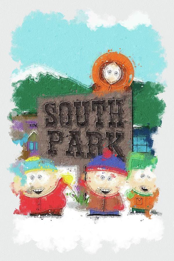 Tv Show South Park Digital Art by Garett Harold - Fine Art America