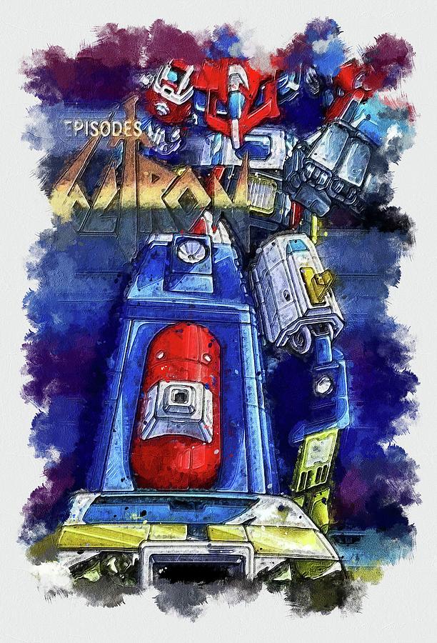 Tv Show Vehicle Force Voltron Digital Art by Garett Harold - Fine Art ...