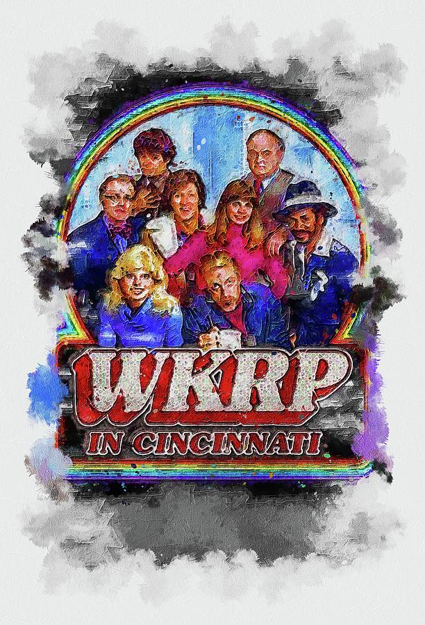 TV Show WKRP in Cincinnati Art Digital Art by Garett Harold - Fine Art ...