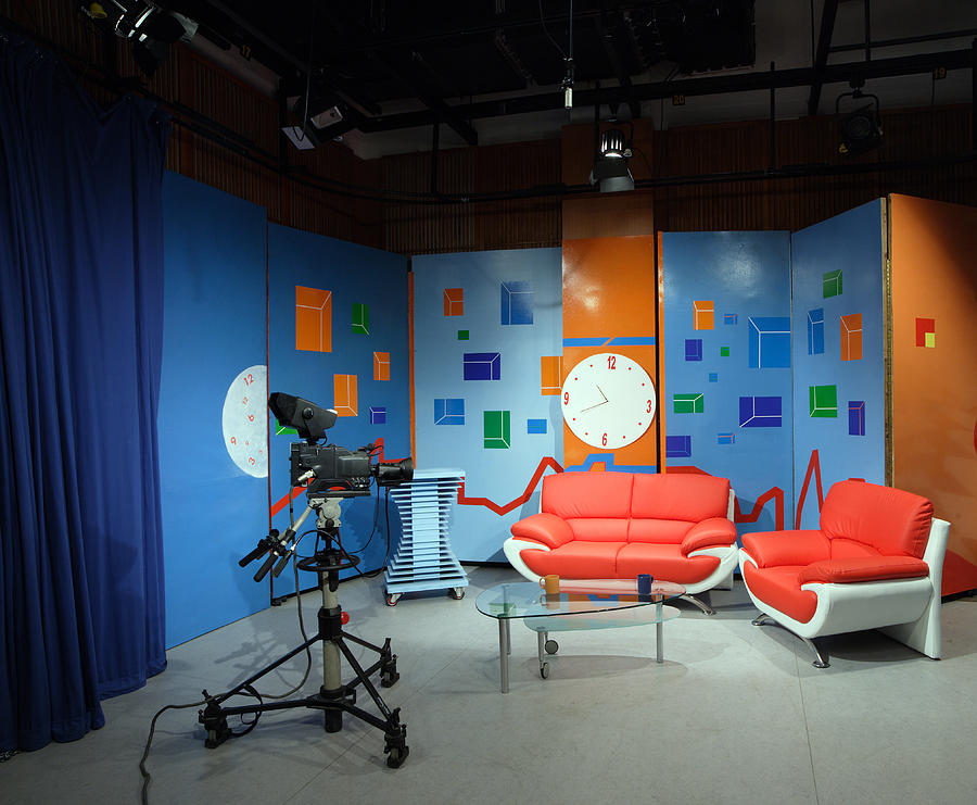 TV studio Photograph by Fotografia Inc.