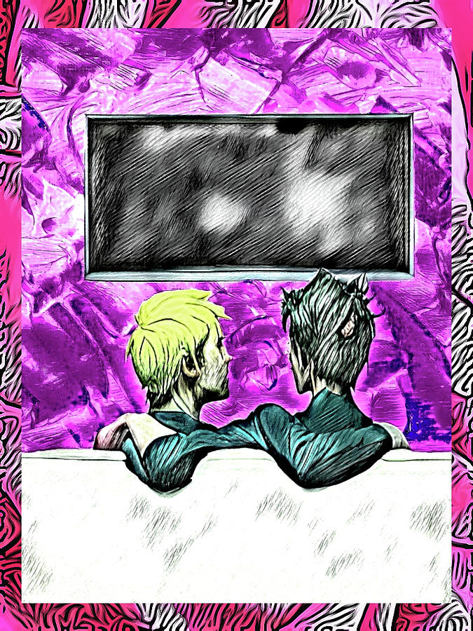 TV Time Digital Art by AJ Davis Fine Art America