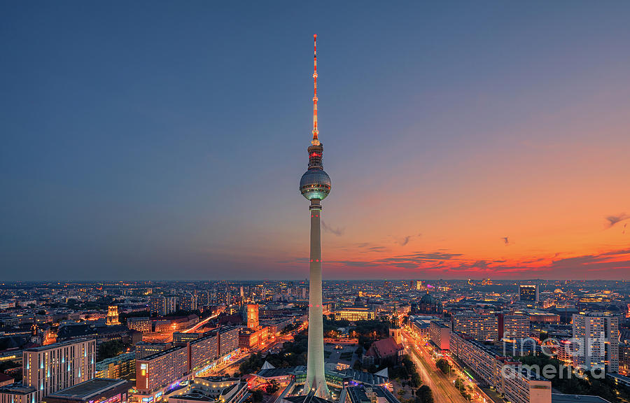 TV Tower Berlin, Germany Photograph by Henk Meijer Photography