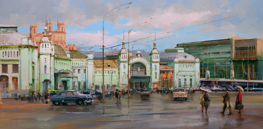 Tverskaya Zastava Square Painting