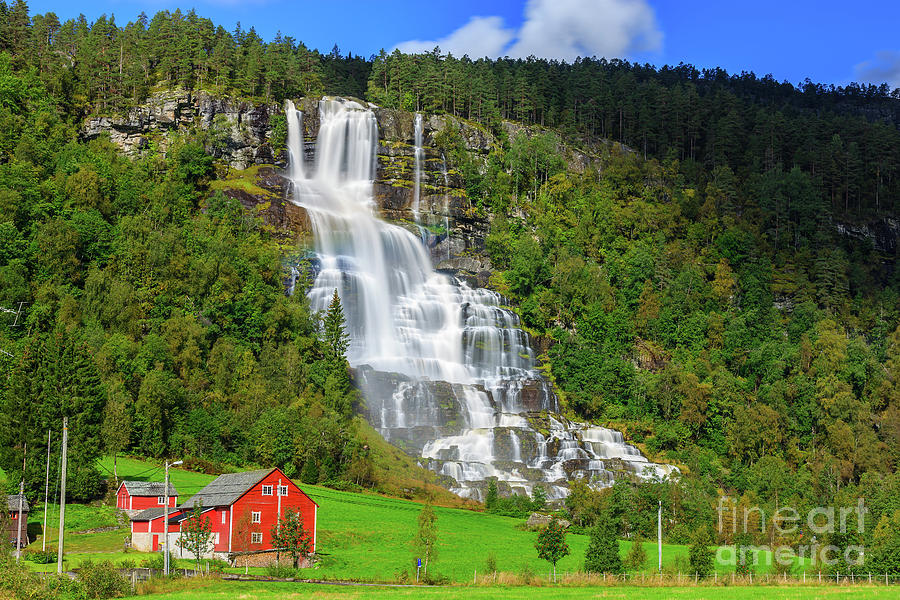 Tvindefossen, Norway Photograph by Henk Meijer Photography
