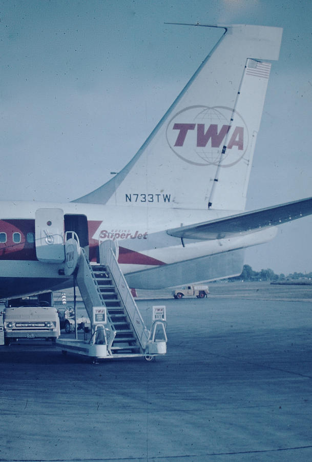 TWA Boeing 707 - N773TW Dated 1963 Digital Art by Celestial Images