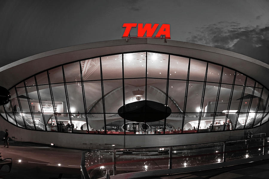 TWA Terminal at JFK Digital Art by Matthew Bamberg