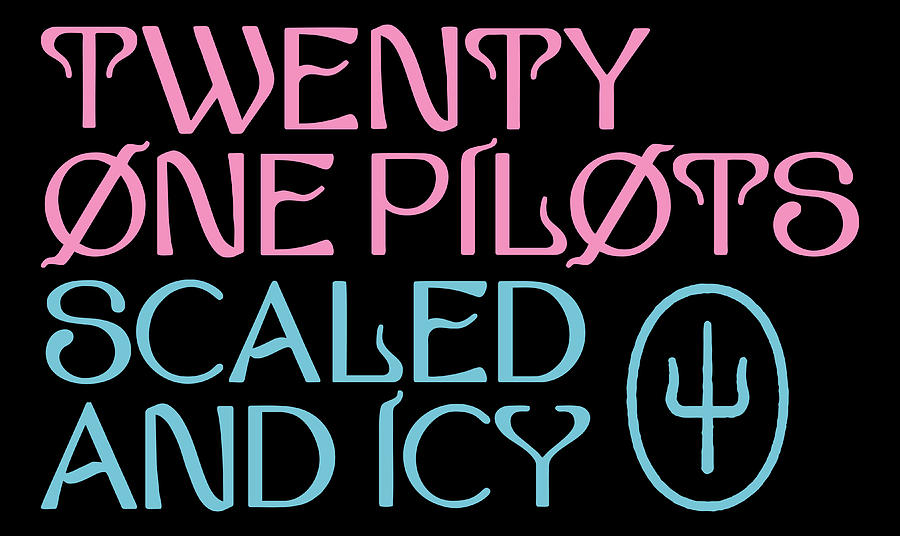 Twenty One Pilots Scaled and Icy and Trident Digital Art by Red Veles