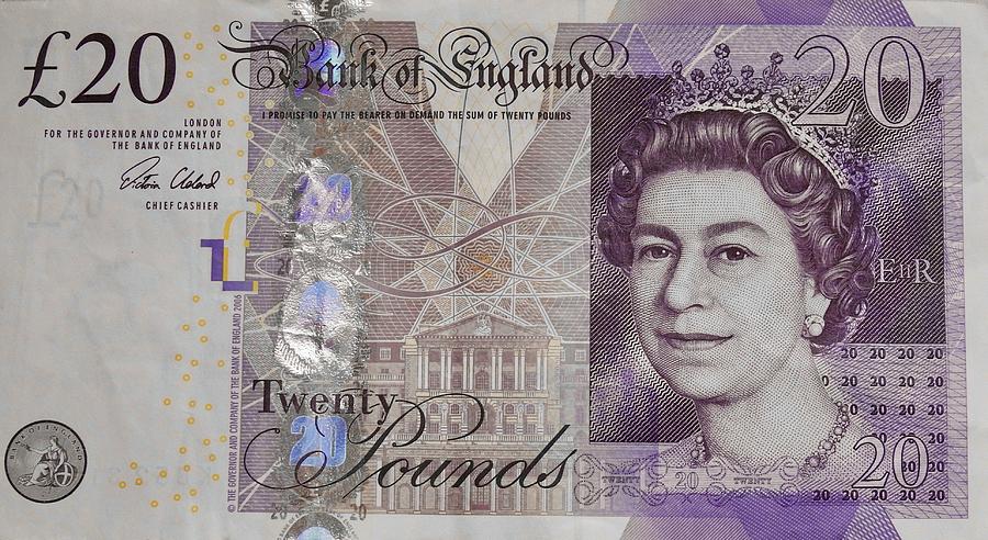 Twenty Pound Note Photograph by Kenneth Summers - Fine Art America