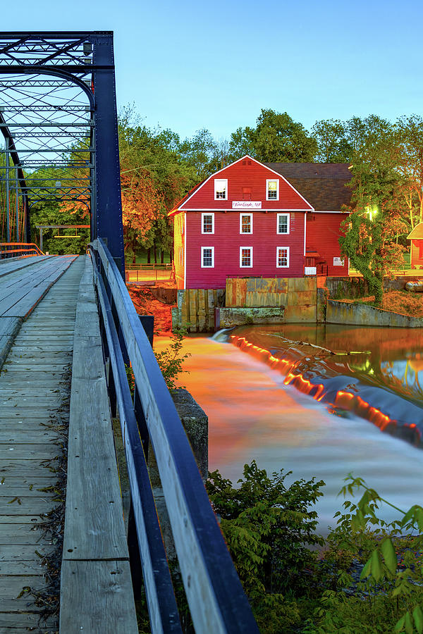 Twilight at Historic War Eagle Mill Photograph by Gregory Ballos Twilight at Historic War Eagle Mill Photograph by Gregory Ballos