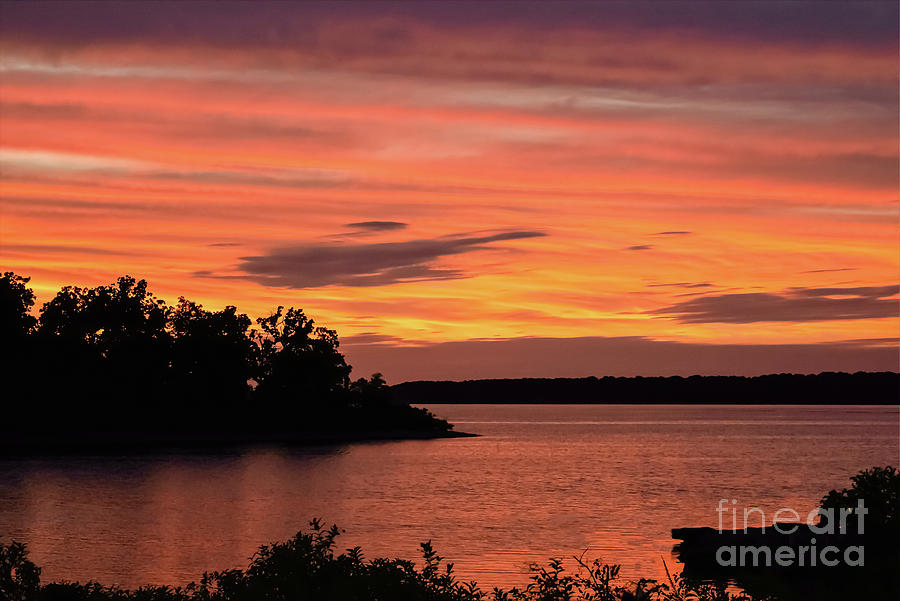 Twilight At Philpot Lake Photograph by Floye Wolfe - Fine Art America