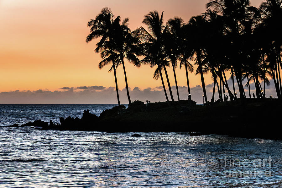 Twilight At Waikoloa Photograph by Al Andersen