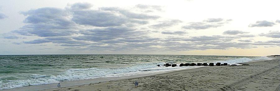 Twilight Beach - Ocean Beach, Fire Island Photograph by Liza Dey