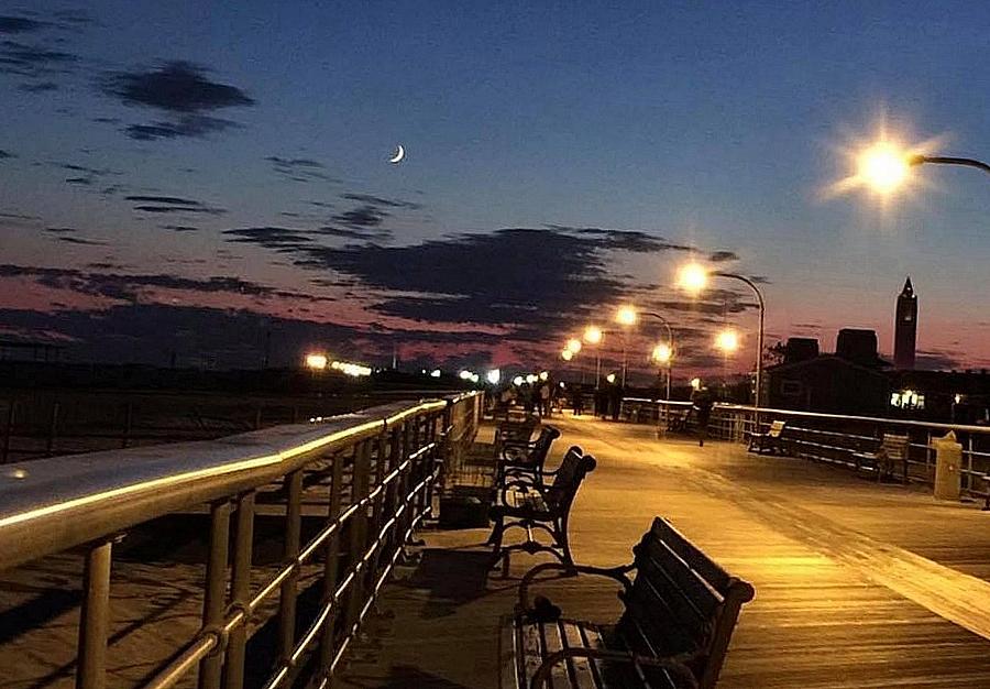 Twilight Boardwalk Photograph By Bruce Lennon Fine Art America