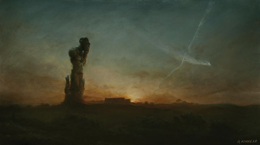 Twilight Colossus Painting by Guy Kinnear