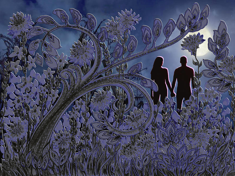 menú fotografía Torpe Twilight Garden Digital Art by Susan Lyon - Pixels
