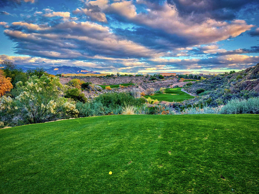 Twilight Golf, Tucson Arizona Photograph by Chance Kafka