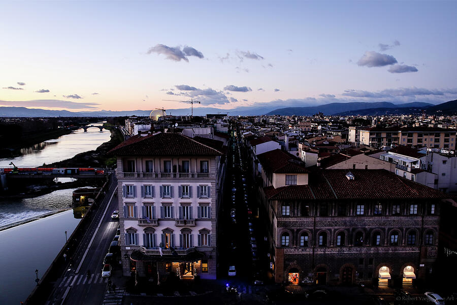 Twilight in Florence Photograph by Robert Yaeger