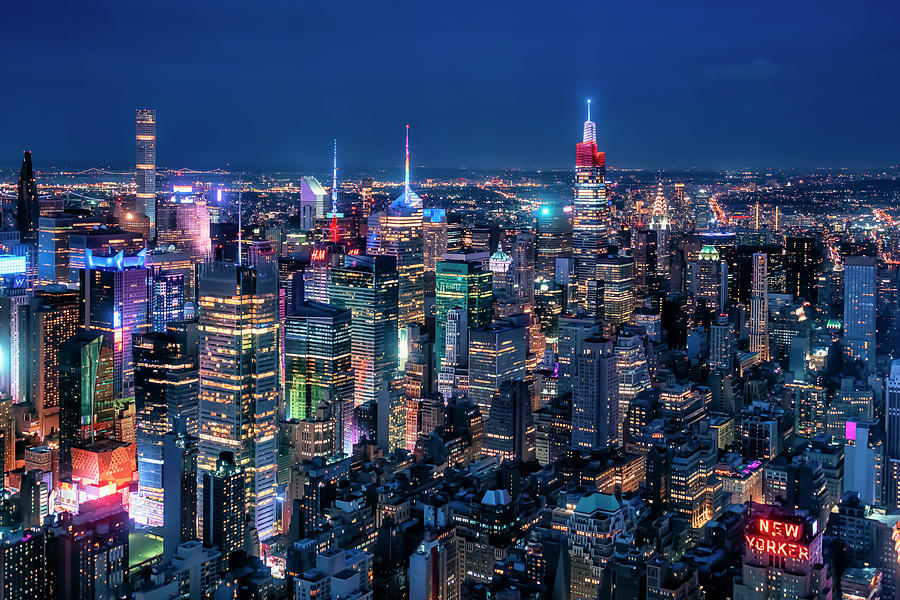 Twilight In New York Photograph