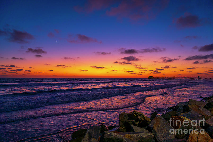 Twilight in Oceanside Photograph by Rich Cruse