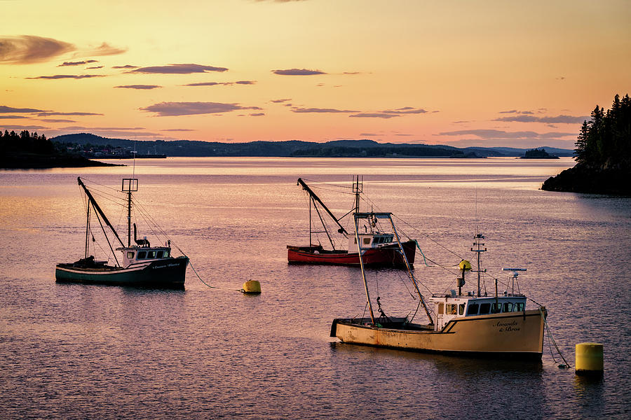 Sunset Photograph - Twilight in the Harbor by Rick Berk