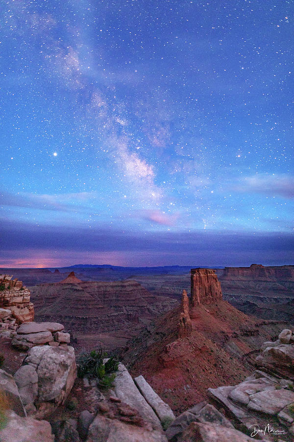 Twilight Milky Way at Marlboro Point Photograph by Dan Norris
